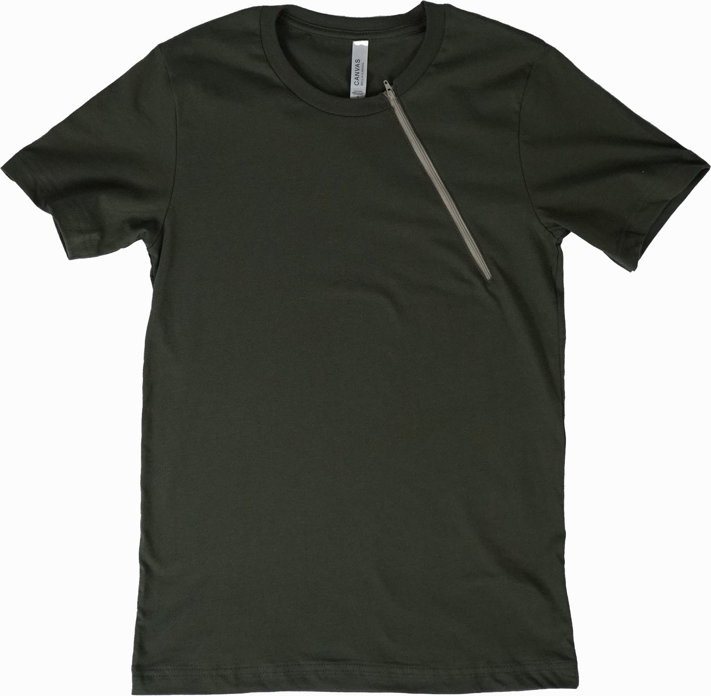 MILITARY GREEN Left Side Port Shirt