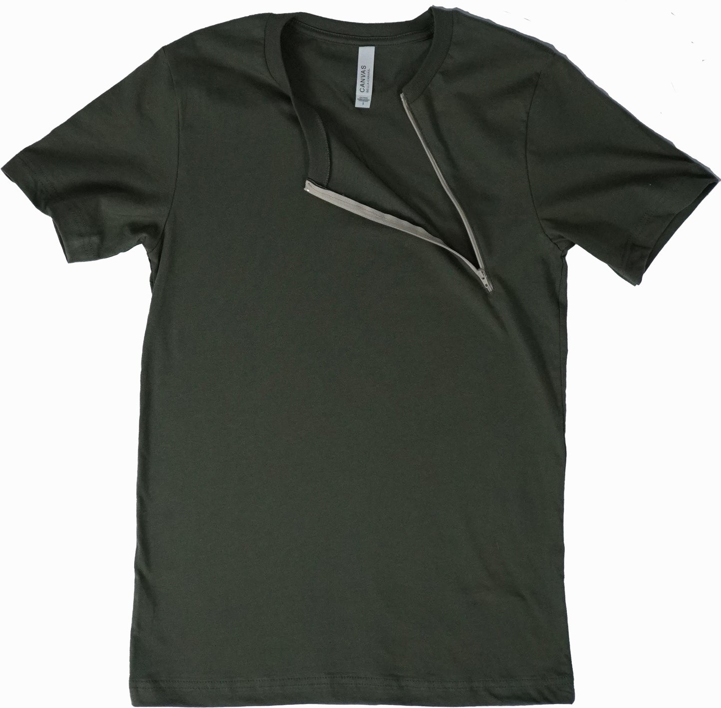 MILITARY GREEN Left Side Port Shirt