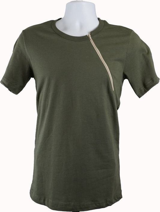 MILITARY GREEN Left Side Port Shirt